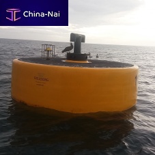 Mooring buoy for terminalspolyethylenesteel