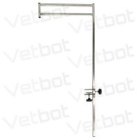 L-hape anesthesia screen operating table-mounted