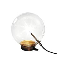 Table lamp BOLLE 1glassbrasscontemporary