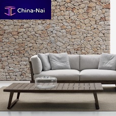 Contemporary coffee table Gioteaksolid woodsolid wood base