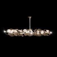 Contemporary chandelier FOGLIEwrought ironhandmade
