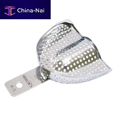 Upper dental impression tray N�1- 61X47MMperforated