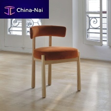 Contemporary chair DALYAindoorfabricoak base