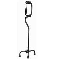 Walking stick with offset handle YCH-6043quadripod