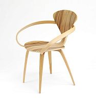 Contemporary chair CAC02indoorbeechwalnut