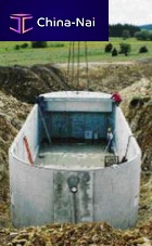 Wastewater settling tank