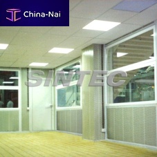 Partition wall acoustic panel AISFN VIEWPORTSsteelrectangularfor interior