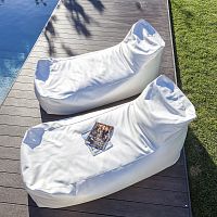 Contemporary sun lounger PUFFcomposite materialcommercial