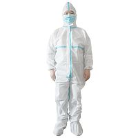 Unisex protective coveralls polyesterpolypropylenepolyethylene
