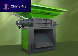 Primary shredder TF500double-shaftsolid & bulk wasterugged