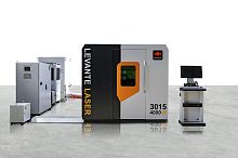 Fiber laser cutting machine Tecnolaser Levante Start linefor metalsheet metalCNC