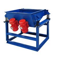 Vibrating feeder continuous-motionfor bulk materialshorizontal