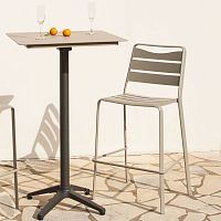 Contemporary bar chair SPRINGoutdoorindooraluminum