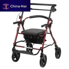 4-wheel rollator MA-WK-002with seatheight-adjustable