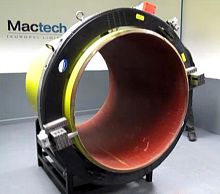 Automatic orbital tube-cutting machine Clamshell