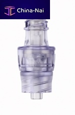 Straight infusion connector nPulsewith hemostasis valve