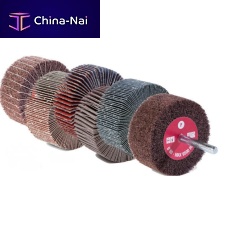Spindle flap wheel coated abrasivenon-woven