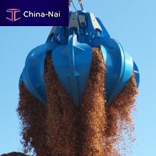 Electro-hydraulic bulk cargo grab Orange Peelclawfor bulk carrier ships