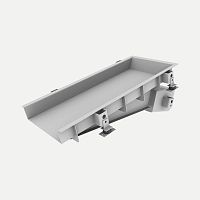 Vibrating feeder electromagneticfor bulk materials