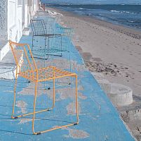Contemporary chair ROTTERDAMgardenindoorgalvanised steel