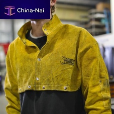 Work jacket for weldingblackyellow
