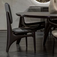 Contemporary chair BELLADONNAindoorvelvetleather