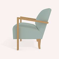 Traditional armchair MARIZAfabricwooden