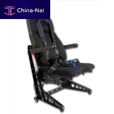 Helicopter seat for aircraft cabincrewfabric