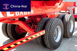 Heavy-duty handling trailer FHDcontainerfor terminalsside-lift