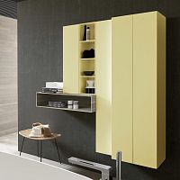 Contemporary bathroom cabinet C002woodenwall-mounted