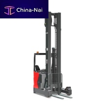 Electric reach truck R seriesside-facing seatedstoragefor warehouse