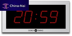 Airport clock LEDI® 7digitalquartz