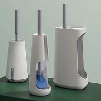 Metal toilet brush TESSwall-mountedfloor-mountedfor hotel