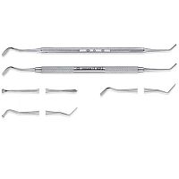 Double-ended dental plugger E2for dental restorationscement