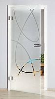 Patterned glass panel DESIGN DIVERSITYtranslucentfor door