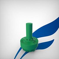 Beacon buoy FLC1200-LATfor terminalspolyethylenewith radar reflector