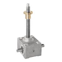 Translating screw jack rotating screwtrapezoidal screwbevel gear