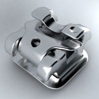 Metal orthodontic bracket MBT 0.022 LL3rectangular