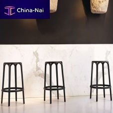Contemporary bar stool BROOKLYNfiberglasspolypropylenepolypropylene base