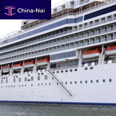 Cruise ship gangway telescopicwith handrails