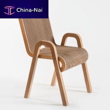 Original design chair LESSindoorcardboardoak base