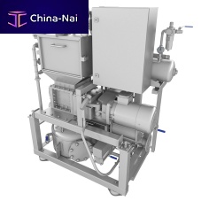 Double-shaft shredder for waste