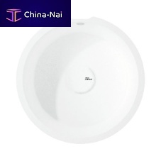 Single-bowl kitchen sink Rounded without drainboardCorian®overmount