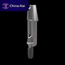 Titanium implant abutment Raw-Abutment®externalstraightmilling