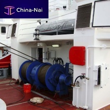 Fishing ship winch trawlhydraulic drivedouble-drum