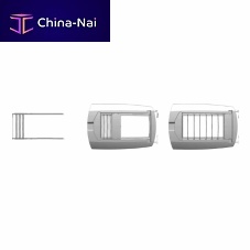 Motorized soft top power boatfabric