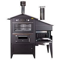 Charcoal barbecue FALO'wood-burningfloor-standingmetal