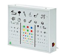 Illuminated eye chart NO.15.000A, NO.15.000N