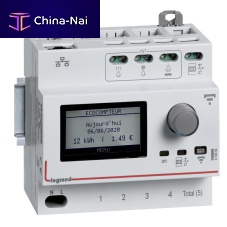 Single-phase electric energy meter 4 120 32DIN rail50 Hz60 Hz