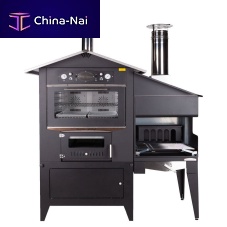 Charcoal barbecue FALO'wood-burningfloor-standingmetal